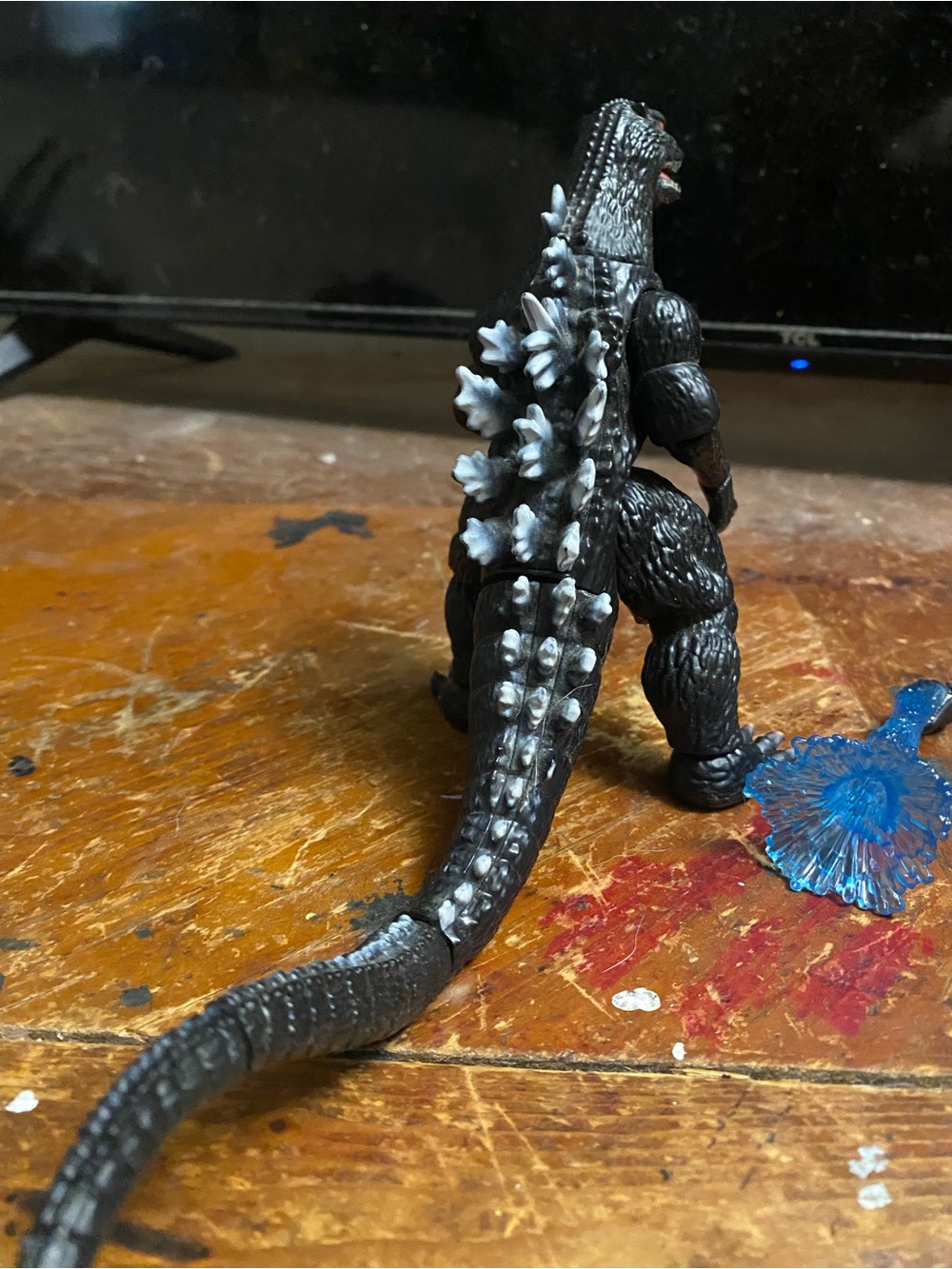 Bandai Namco Godzilla 2004 Action Figure with Silver Dorsal Spikes - Kids Toy